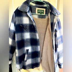 Sherpa Plaid Jacket